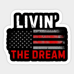 2024 American style Livin' the dream Sticker